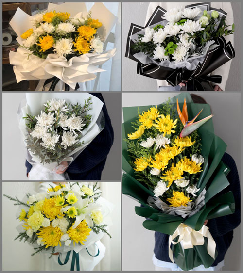 广东中山市东区街道花苑社区白事花束代送